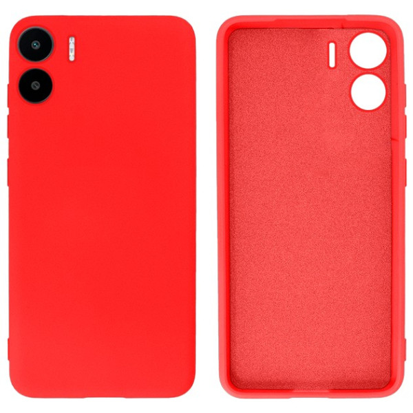 Силиконовый чехол для Xiaomi Redmi A1/A2 Silicone Case Full Red