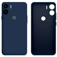 Силиконовый чехол для Xiaomi Redmi A1 Plus Silicone Case Full Dark Blue