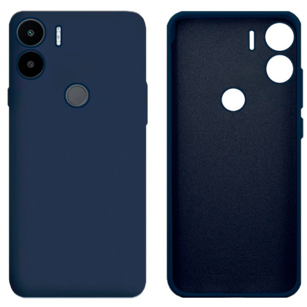 Силиконовый чехол для Xiaomi Redmi A1 Plus Silicone Case Full Dark Blue