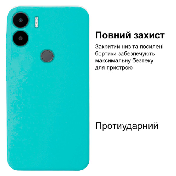 Силіконовий чохол для Xiaomi Redmi A1 Plus Silicone Case Full Sea Blue