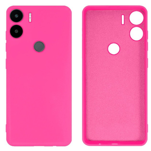 Силіконовий чохол для Xiaomi Redmi A1 Plus Silicone Case Full Shiny Pink