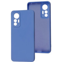 Силиконовый чехол для Xiaomi Mi 12 Lite Silicone Case Full Azure