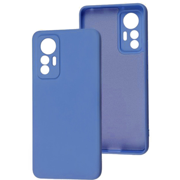 Силиконовый чехол для Xiaomi Mi 12 Lite Silicone Case Full Azure