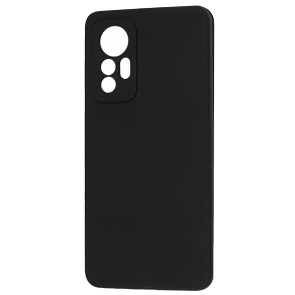 Силіконовий чохол для Xiaomi Mi 12 Lite Silicone Case Full Black