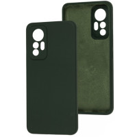 Силиконовый чехол для Xiaomi Mi 12 Lite Silicone Case Full Forest Green
