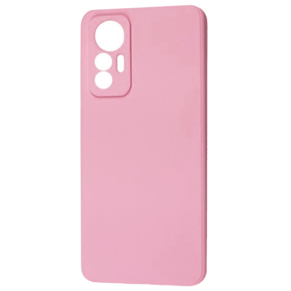 Силиконовый чехол для Xiaomi Mi 12 Lite Silicone Case Full Light Pink