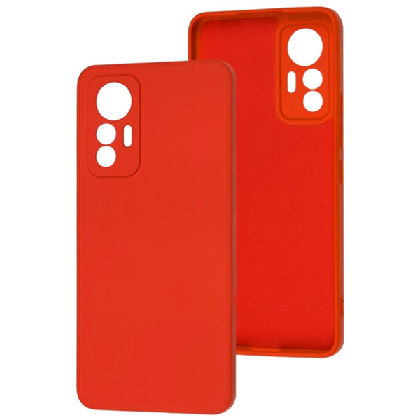 Силиконовый чехол для Xiaomi Mi 12 Lite Silicone Case Full Red