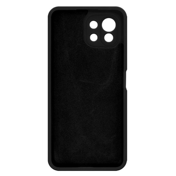 Силіконовий чохол для Xiaomi Mi 11 Lite Silicone Case Full Black