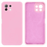 Силіконовий чохол для Xiaomi Mi 11 Lite Silicone Case Full Light Pink