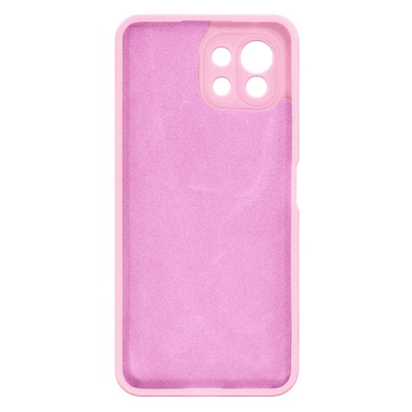 Силіконовий чохол для Xiaomi Mi 11 Lite Silicone Case Full Light Pink