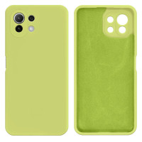 Силіконовий чохол для Xiaomi Mi 11 Lite Silicone Case Full Lime