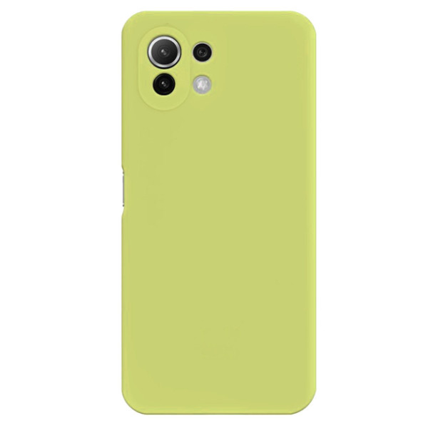 Силіконовий чохол для Xiaomi Mi 11 Lite Silicone Case Full Lime