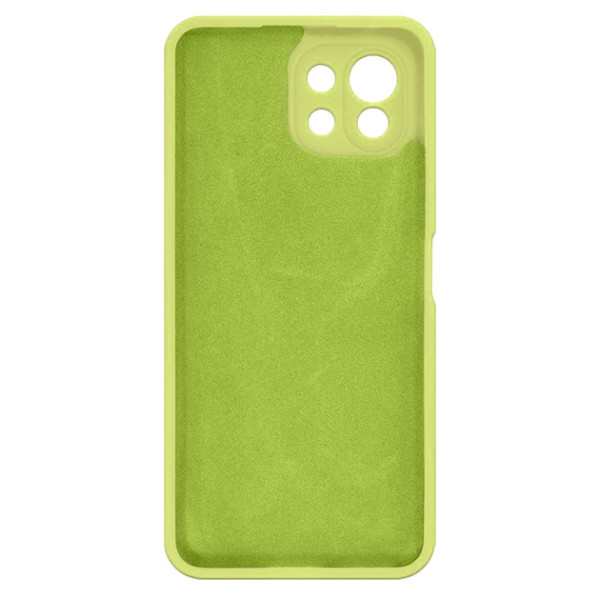 Силіконовий чохол для Xiaomi Mi 11 Lite Silicone Case Full Lime