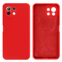 Силіконовий чохол для Xiaomi Mi 11 Lite Silicone Case Full Red