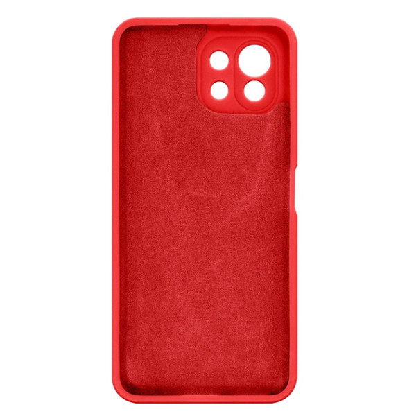 Силіконовий чохол для Xiaomi Mi 11 Lite Silicone Case Full Red