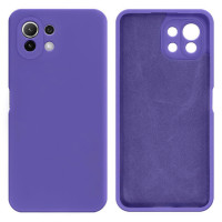 Силиконовый чехол для Xiaomi Mi 11 Lite Silicone Case Full Ultraviolet