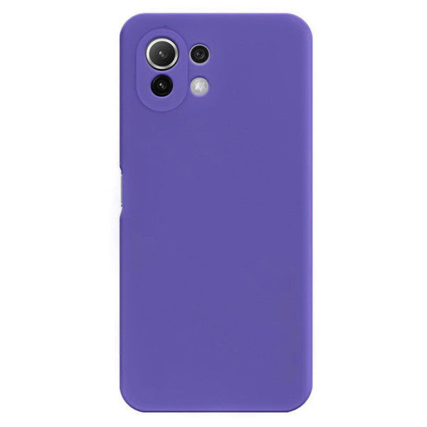 Силиконовый чехол для Xiaomi Mi 11 Lite Silicone Case Full Ultraviolet