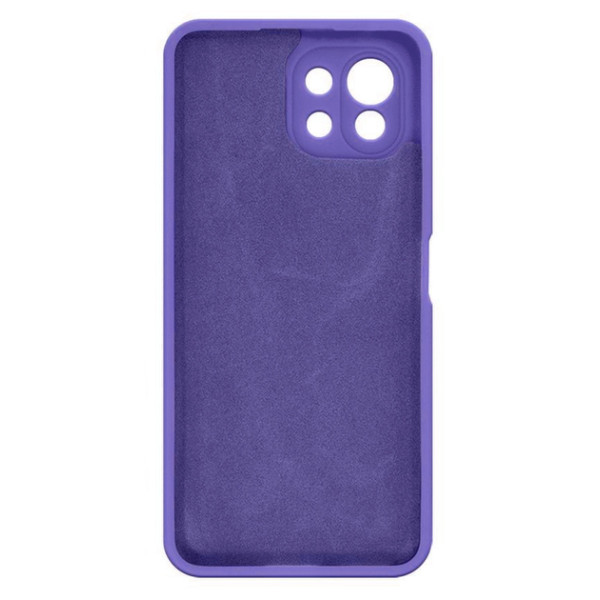Силиконовый чехол для Xiaomi Mi 11 Lite Silicone Case Full Ultraviolet