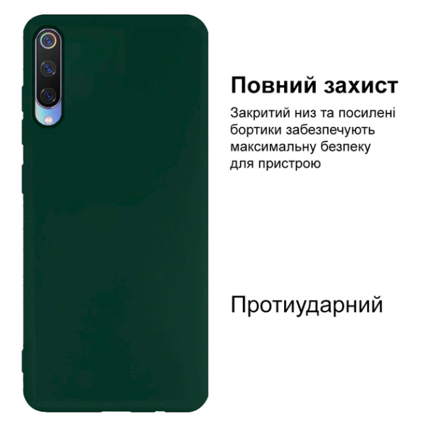 Силіконовий чохол для Xiaomi Mi 9 Silicone Case Full Forest Green