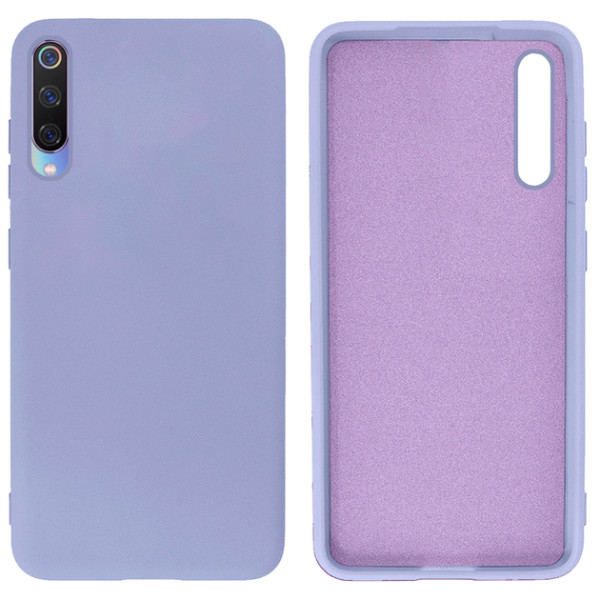 Силиконовый чехол для Xiaomi Mi 9 Silicone Case Full Light Purple