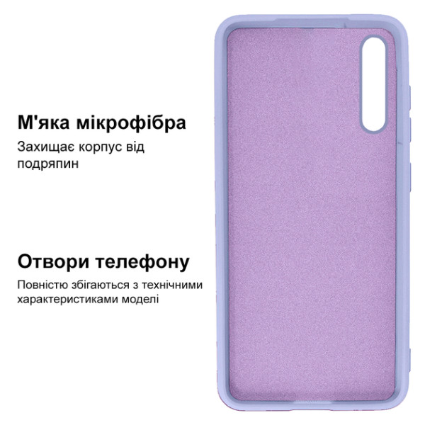 Силиконовый чехол для Xiaomi Mi 9 Silicone Case Full Light Purple
