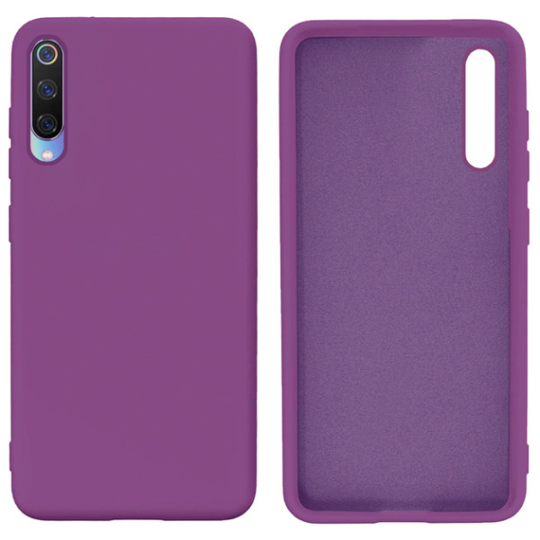 Силиконовый чехол для Xiaomi Mi 9 Silicone Case Full Purple