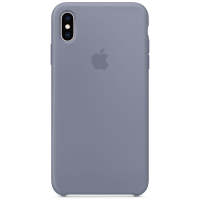 Чехол Apple Silicone Case для iPhone Xs Max Лаванда Серый