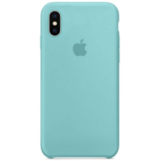 Чохол Apple Silicone Case для iPhone Xs Max Sea Blue
