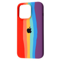 Чохол Apple Silicone Case для iPhone 13 Pro Rainbow