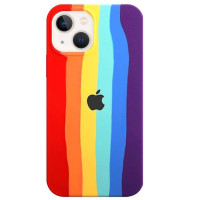 Чохол Apple Silicone Case для iPhone 14 Rainbow