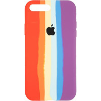 Чохол Apple Silicone Case для iPhone 7 Plus/8 Plus Rainbow