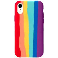 Чохол Apple Silicone Case для iPhone XR Rainbow