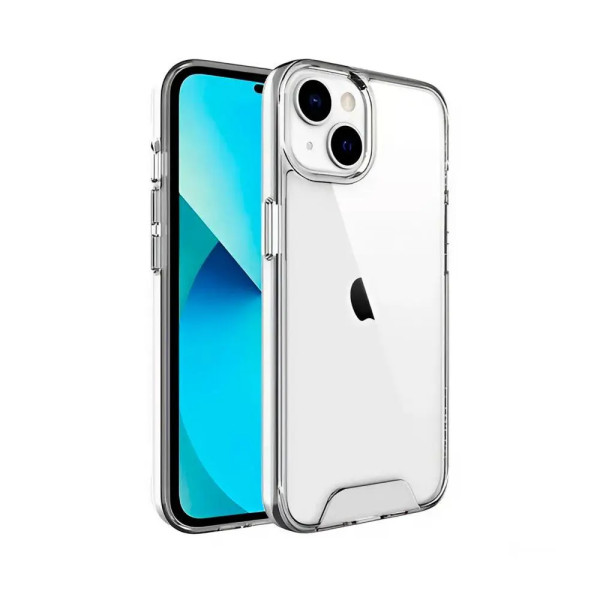 Чехол прозрачный Space силиконовый для Apple iPhone 15 Plus