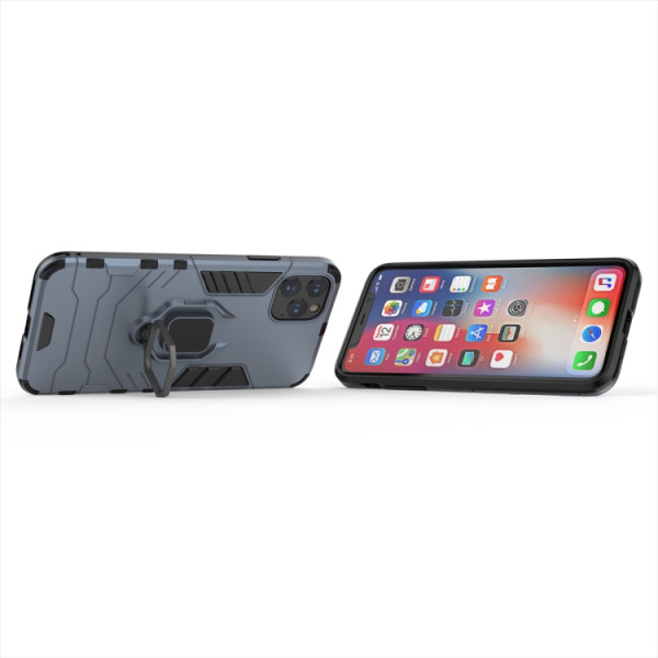 Протиударний чохол Transformer Ring for Magnet для Apple iPhone 11 Pro Max Navy Blue