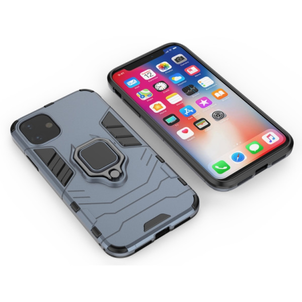Протиударний чохол Transformer Ring for Magnet для Apple iPhone 11 Navy Blue