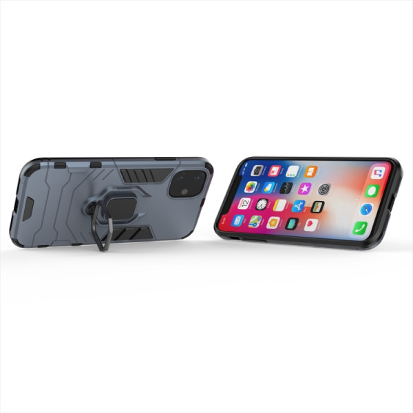 Протиударний чохол Transformer Ring for Magnet для Apple iPhone 11 Navy Blue