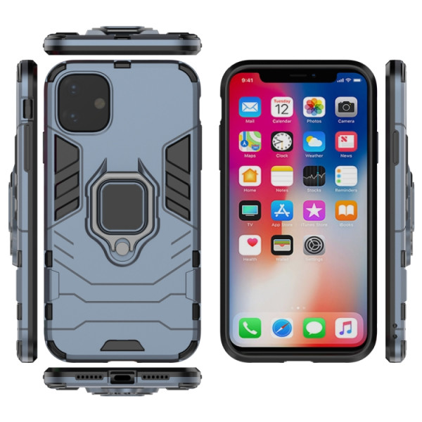 Протиударний чохол Transformer Ring for Magnet для Apple iPhone 11 Navy Blue