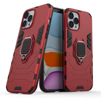 Протиударний чохол Transformer Ring for Magnet для Apple iPhone 12 Pro Red