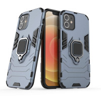 Протиударний чохол Transformer Ring for Magnet для Apple iPhone 12 Navy Blue