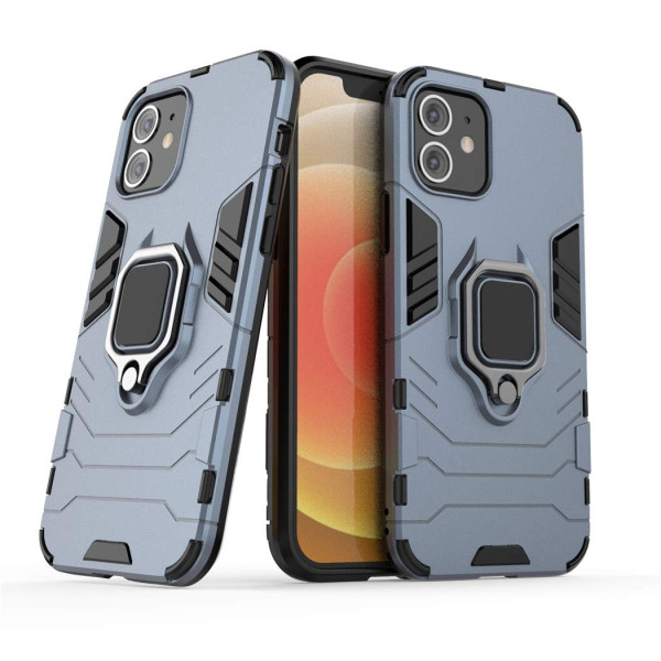 Протиударний чохол Transformer Ring for Magnet для Apple iPhone 12 Navy Blue