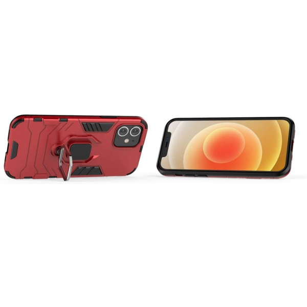 Протиударний чохол Transformer Ring for Magnet для Apple iPhone 12 Red