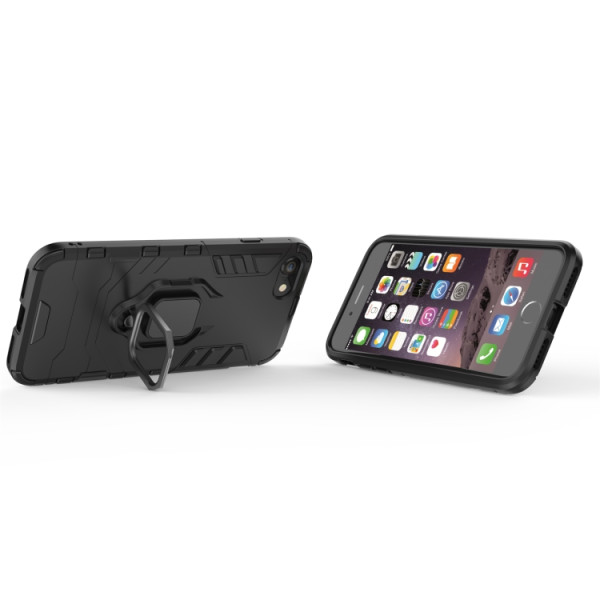 Протиударний чохол Transformer Ring for Magnet для Apple iPhone 7 / iPhone 8 / iPhone SE 2020 Black