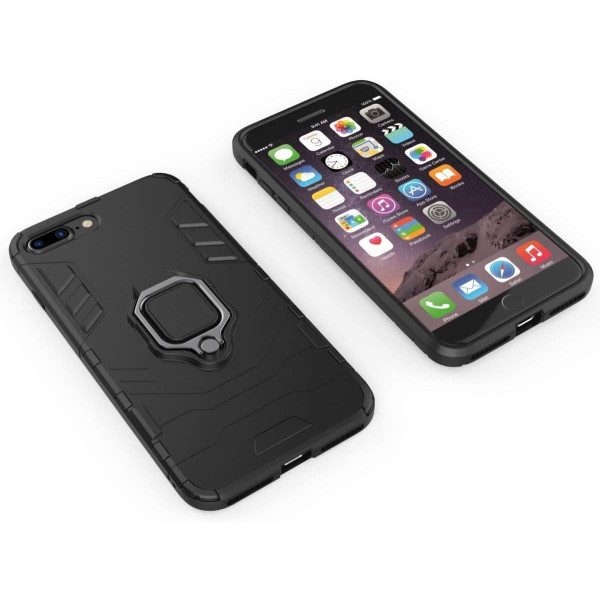 Протиударний чохол Transformer Ring for Magnet для Apple iPhone 7 Plus / iPhone 8 Plus Black