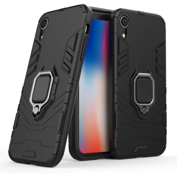 Протиударний чохол Transformer Ring for Magnet для Apple iPhone Xr Black