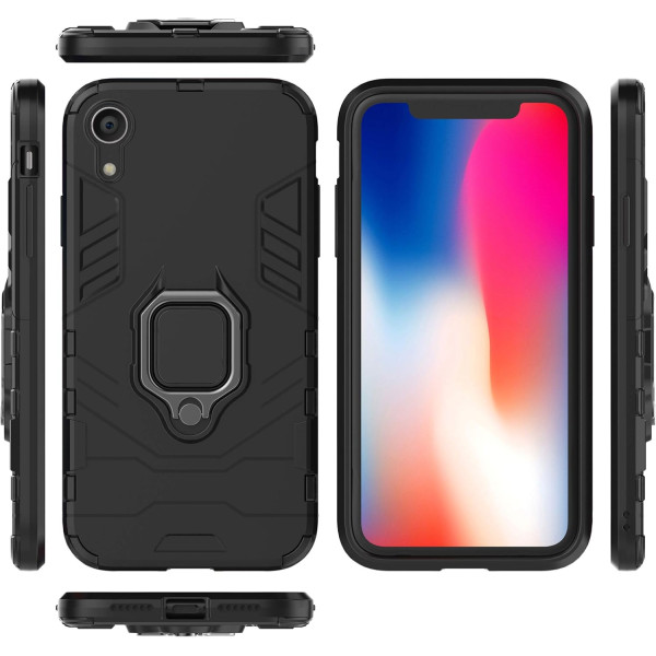 Протиударний чохол Transformer Ring for Magnet для Apple iPhone Xr Black