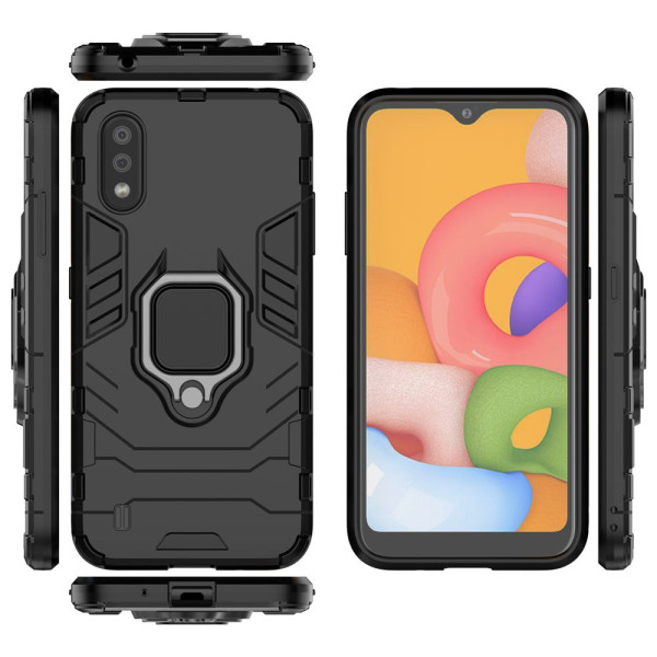 Протиударний чохол Transformer Ring for Magnet для Samsung A01 Black