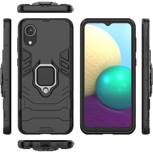 Протиударний чохол Transformer Ring for Magnet для Samsung A03 Core Black
