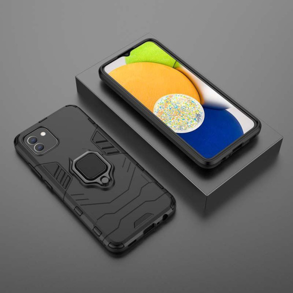 Протиударний чохол Transformer Ring for Magnet для Samsung A03 Black