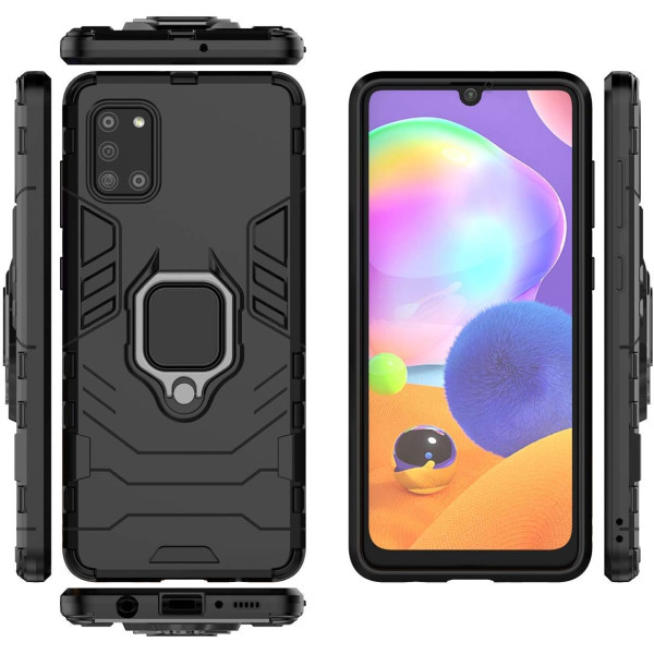 Протиударний чохол Transformer Ring for Magnet для Samsung A31 Black