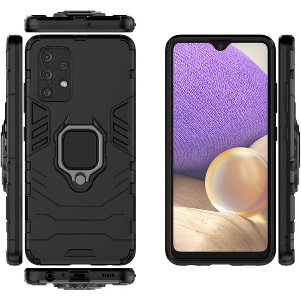 Протиударний чохол Transformer Ring for Magnet для Samsung A32 4G Black